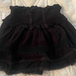 Katie J Black Mini Skirt